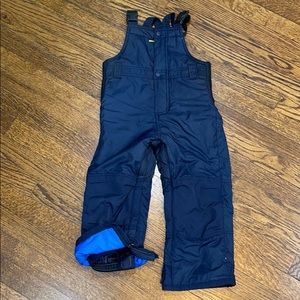 Baby gap 4 yr navy snow bibs